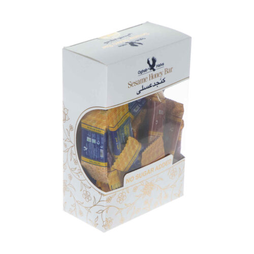 Oghab Halva Honey Sesame Bars – Naturally Sweet, Nutty and Crunchy Treats 32 × 10g