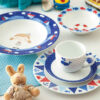 Iranian Ceramic Meal Set by Zarin Iran 5-Piece Child's - Boat Design