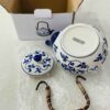 Luxury Porcelain Teapot for Special Occasions with Leaf Design