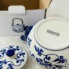 Luxury Porcelain Teapot for Special Occasions with Leaf Design
