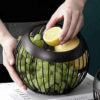 Metal Wire Fruit Basket Chic & Luxe in Black