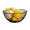 Metal Wire Fruit Basket Chic & Luxe in Black