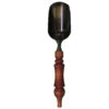 Nut Serving Spoon with Wooden Handle in Brown