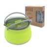 Outdoor Camping Kettle Ideal for Campfire in Red