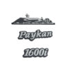 Persian Car Emblem for Peykan in Silver Set of 3