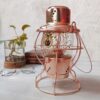 Persian Copper Oil Lamp Traditional & Hammered