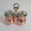 Persian Copper Utensil Holder Traditional Hammered