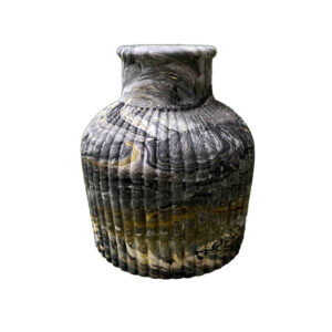 Persian Elegance Concrete Vase, Handcrafted with a Chic and Luxurious Design to Elevate Your Interior