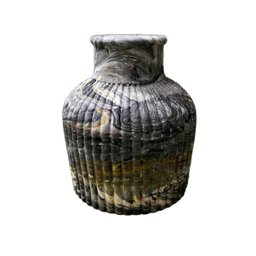 Persian Elegance Concrete Vase, Handcrafted with a Chic and Luxurious Design to Elevate Your Interior