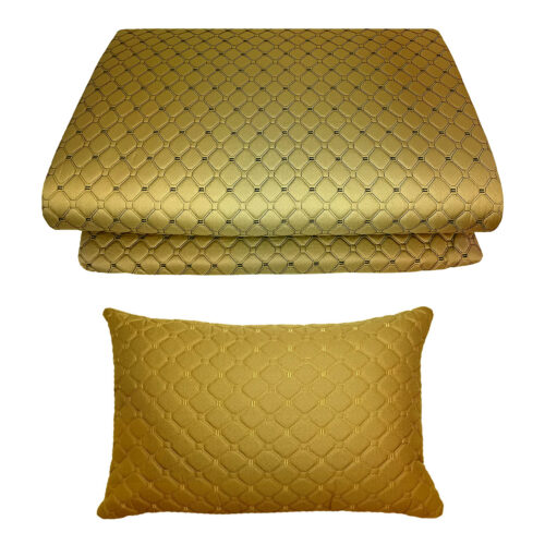 Persian Single Size Polyester Floor Sleeping Mattress with Pillow - Rhombus