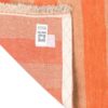 Handwoven Persian Striped Gabbeh Rug in Orange - Premium Wool
