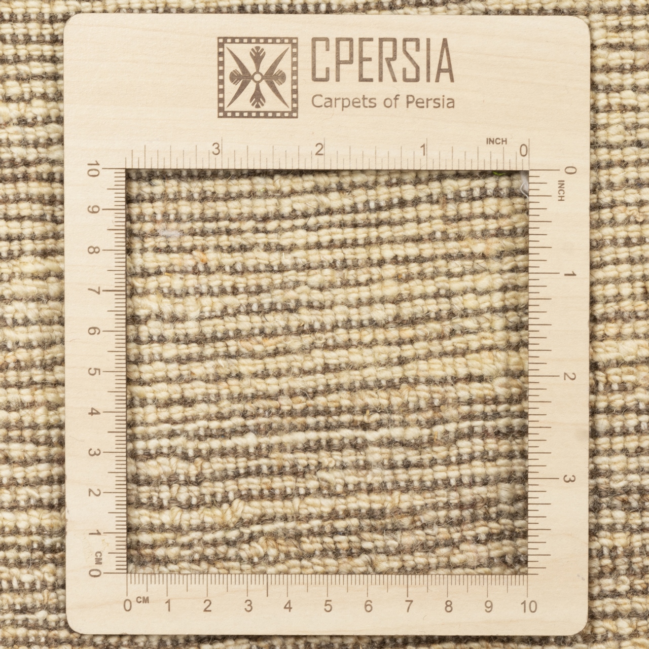 Original Handwoven Persian Pictorial Gabbeh Rug – Cat Design in Cream Wool