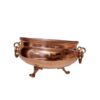Persian Hammered Handcrafted Copper Bowl Footed Style