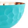 Persian Handcrafted Copper Bowl in Turquoise