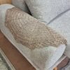 Persian Handwoven Boho Macrame Floor Rug in Brown