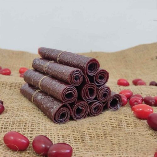 Persian Homemade Barberry Lavashak – Traditional Sour Fruit Leather Roll, 700g