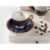Artistic Porcelain Tea Set in Navy Blue – Classic & Timeless Tea Collection