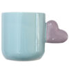 Artistic Porcelain Tea Set of 6 in Turquoise – Vibrant Colorful Collection for Home & Gift