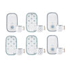 Artistic Porcelain Tea Set with White Evil Eye Design – Protective & Beautiful Tableware