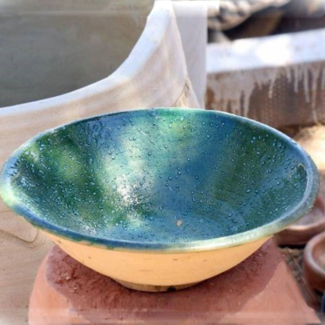 Persian Pottery Kashk Sab Traditonal Teghar