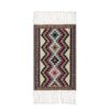 Cream Geometric Acrylic Kilim Rug - Authentic Persian Handwoven Quality