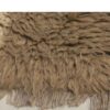 Handwoven Persian Geometric Gabbeh Rug - Checkered Brown Wool Blend