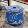 Persian Stone Dizi Pot for Abgoosht with Floral Design