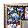 Persian Wooden Mirror Frame Khatamkari with Feloral Design