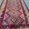 Tabriz Qashqai Geometric Kilim Runner - Genuine Handwoven Persian Wool