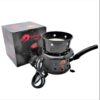 Portable Electric Charcoal Burner - 650W Countertop with Power Indicator Light