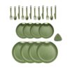 Portable Camping Tableware & Cutlery 4 Person Set