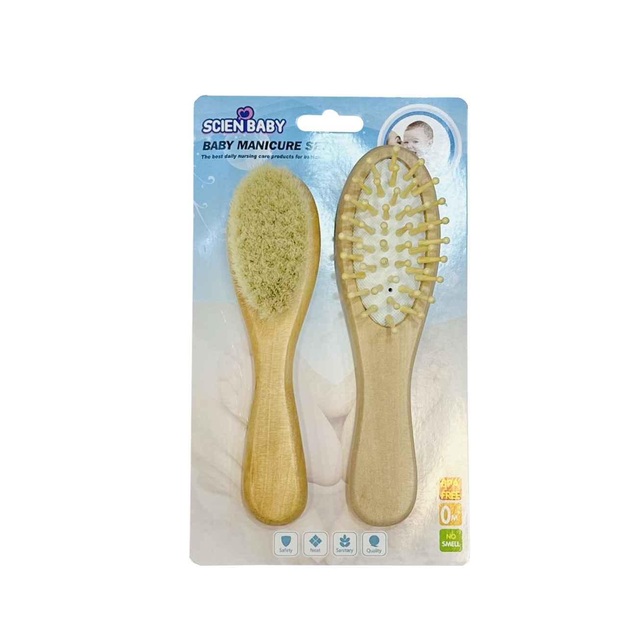 Scien Baby Woody- Brush Set – 2 Pieces