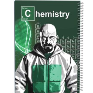Spiral Notebook in Breaking Bad Design – 100 Sheets, B5 Size