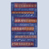 Vintage Persian Hand-Knotted Patchwork Carpet Blue