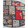 Vintage Persian Hand-Knotted Patchwork Carpet Red