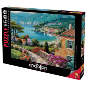 1500-Piece Jigsaw Puzzle – Scenic Retreat by the Water