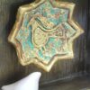 Persian Decorative Wooden Wall Key Holder - Handcrafted with Bird Design