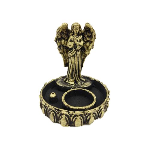 Artistic Handcraft Incense Sculpture Polyester Figurative Sculptural with Angle Design