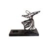 Artistic Resin Candle Holder - for Home Decor with Sama Dance Design