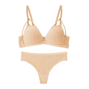 Bra and Panties Set, Summer Cotton Model – Matching Harness Bralette