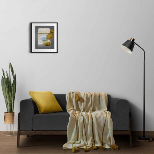 Chunky Knitted Sofa Throw – Stylish for Living Rooms and Bedrooms