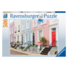Colorful Townhouses in London Jigsaw Puzzle-500 Pieces