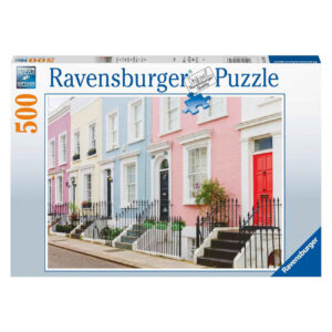 Colorful Townhouses in London Jigsaw Puzzle-500 Pieces