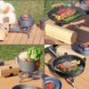 Compact Foldable Gas Stove for Camping