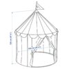 Cozy Play Tent for Kids Castle Model in Red