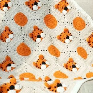 Handwoven Crocheted Baby Bedspread – Perfect for a Dreamy Nursery Decor