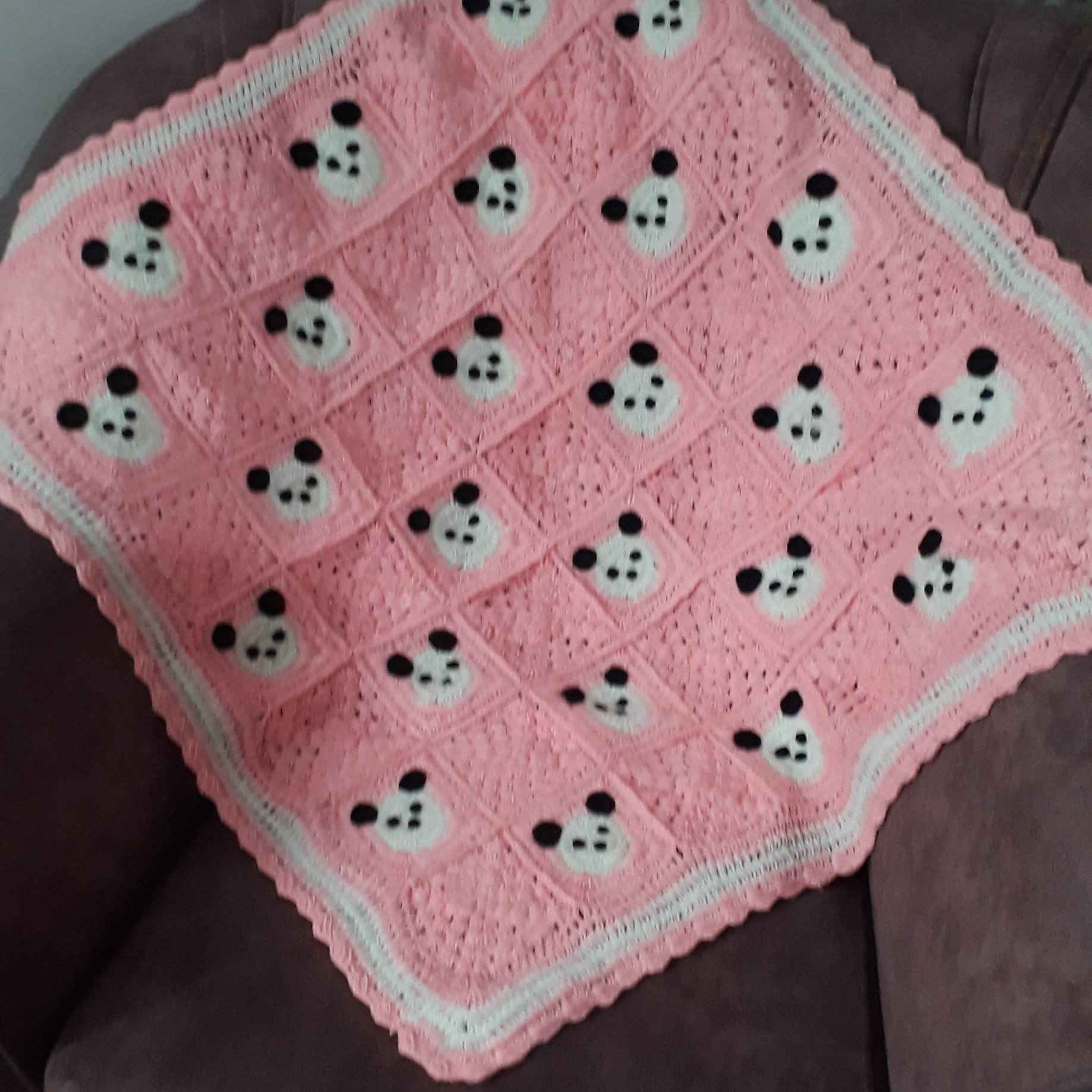Handwoven Crocheted Baby Bedspread – for Your Baby’s Crib, Handmade with Love