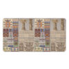 Desk Mouse Pad with Takhte Jamshid Design in Light Brown