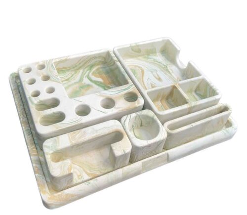 Elegant Desk Organizer Accessory for Office with 6 Piece