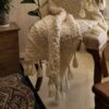 Luxuriously Soft Knitted Sofa Throw – Perfect for Cuddling & Lounging
